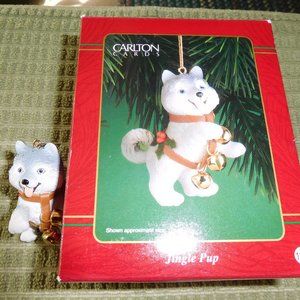 Siberian Husky "Jingle Pup" Christmas Ornament